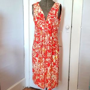 CHAPS Floral Dress Medium